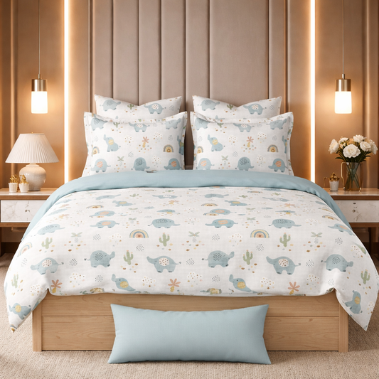 DreamWags Baby Elephant Paradise Bedsheet