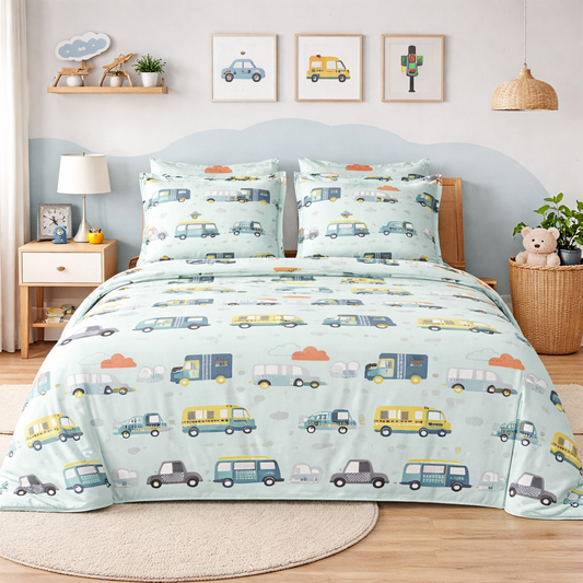 Dream Wags Car Theme bedsheet