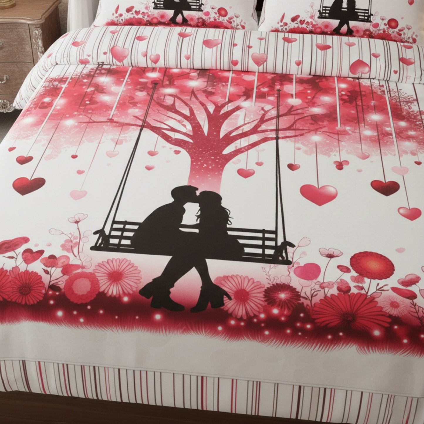 Velentine Theme bedsheet