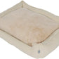 Dream Wags Soft Cotton All-Season Dog Bed (with Fur Side)