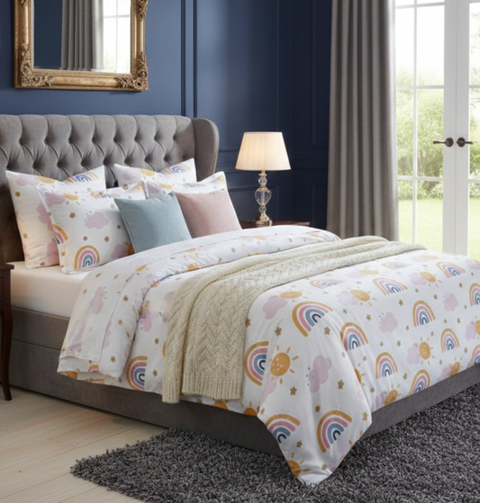 DreamWags Little Rainbow Dreams Bedsheet